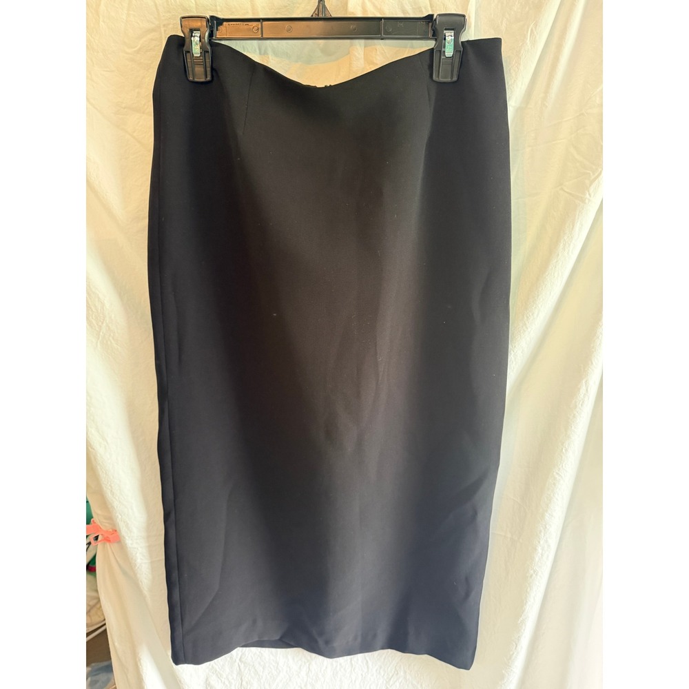 Jones Wear Essentials Black Skirt Suit Set Blazer Pencil Skirt Size 8 - Picture 7 of 11